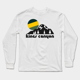 Retro Kings Canyon ))(( Tourist Souvenir National Park Design Long Sleeve T-Shirt